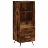 Highboard Smoked Oak - Elegant Engineered Wood Storage Unit