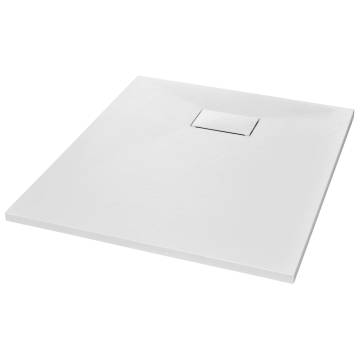 Shower Base Tray SMC White 90x70 cm - Modern Bathroom Solution