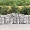 Arched Gabion Baskets 10 pcs 400x50x80/100 cm Galvanised Iron Size 400 x 50 x 80/100 cm Quantity in Package 10 