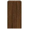 Stylish Brown Oak Wall Cabinet - 60x31x60 cm Engineered Wood