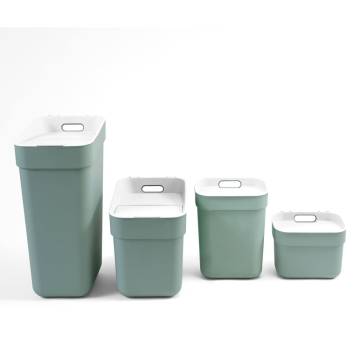 Curver 30L Trash Can - Mint Green for Easy Waste Separation