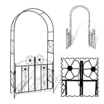 Elegant Garden Arch Door for Climbing Plants | Hipo Market