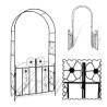 Elegant Garden Arch Door for Climbing Plants | Hipo Market