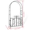 Elegant Garden Arch Door for Climbing Plants | Hipo Market