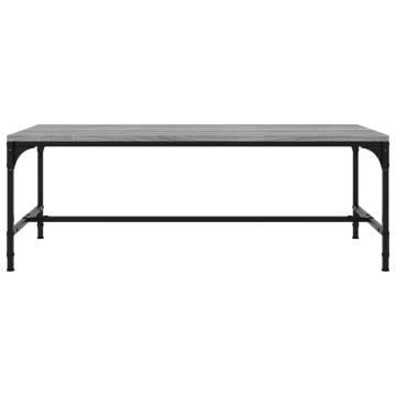 Stylish Grey Sonoma Coffee Table - 100x50 cm | HipoMarket