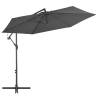 Cantilever Umbrella with Aluminium Pole 300 cm Anthracite Colour anthracite Quantity in Package 1 