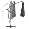 Cantilever Umbrella with Aluminium Pole 300 cm Anthracite