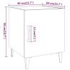 Stylish High Gloss White Bedside Cabinet - HipoMarket