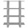 Book Cabinet/Room Divider Grey Sonoma - 100x30x123.5 cm