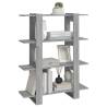 Book Cabinet/Room Divider Grey Sonoma - 100x30x123.5 cm