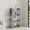 Book Cabinet/Room Divider Grey Sonoma - 100x30x123.5 cm