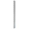 Garden Fence Posts 30 pcs Silver 280 cm Galvanised Steel