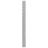 Garden Fence Posts 30 pcs Silver 280 cm Galvanised Steel