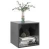 High Gloss Grey Wall Cabinet - 37x37 cm | Hipomarket