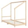 Kids Bed Frame 80x200 cm | Solid Pine Wood | Hipomarket