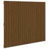 Honey Brown Wall Headboard - Solid Pine 127.5x3x110 cm