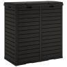 Durable Outdoor Garbage Bin - Black 78x41x86 cm | HipoMarket