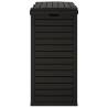 Durable Outdoor Garbage Bin - Black 78x41x86 cm | HipoMarket