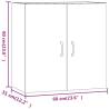 High Gloss White Wall Cabinet - Stylish & Spacious Storage