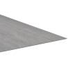 Self-Adhesive Flooring Planks - 20 pcs PVC Grey Stippled