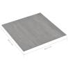 Self-Adhesive Flooring Planks - 20 pcs PVC Grey Stippled