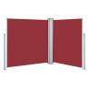 Retractable Side Awning Red 160x600 cm | Hipomarket UK