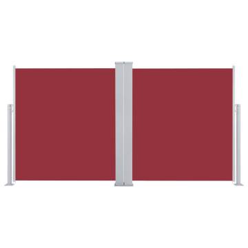 Retractable Side Awning Red 160x600 cm | Hipomarket UK