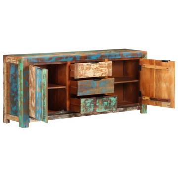 Unique Solid Reclaimed Wood Sideboard - 175x40x75 cm