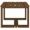 Garden Side Table Honey Brown - Solid Pine Wood 40x38 cm