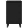 Stylish Black Sideboard - 40x35x70 cm Engineered Wood