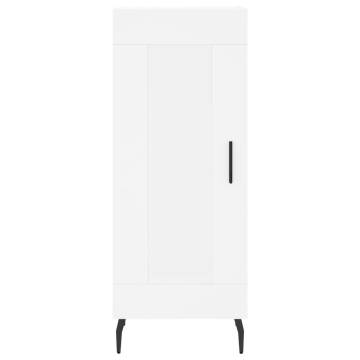 Stylish Highboard White 34.5x34x180 cm | Hipomarket UK