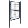 2D Fence Gate (Single) Anthracite Grey - 106 x 190 cm