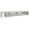 Modern TV Cabinet with LED Lights - Concrete Grey 290x36.5x40 cm