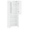 Elegant Highboard High Gloss White - Stylish Storage Solution