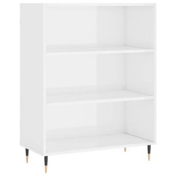 Elegant Highboard High Gloss White - Stylish Storage Solution