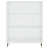 Elegant Highboard High Gloss White - Stylish Storage Solution