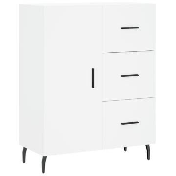 Stylish Highboard White 69.5x34x180 cm | Durable & Elegant