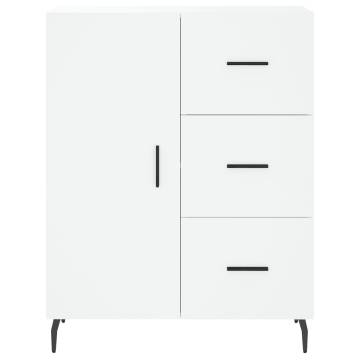 Stylish Highboard White 69.5x34x180 cm | Durable & Elegant