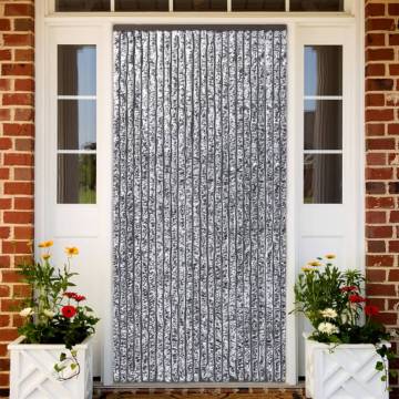 Fly Curtain Brown & Beige 100x200 cm Chenille - Insect Control