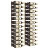 Wall Mounted Wine Rack for 36 Bottles - Gold Iron | HipoMarket