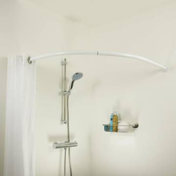 Sealskin Curved Shower Curtain Rod - Sturdy & Elegant