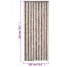 Fly Curtain Beige & Light Brown 100x200 cm - Keep Insects Out