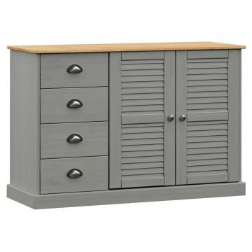 VIGO Grey Sideboard with Drawers - Stylish Storage Solution