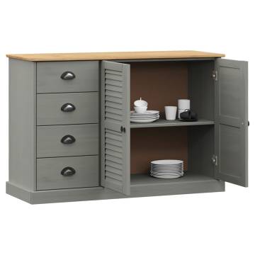 VIGO Grey Sideboard with Drawers - Stylish Storage Solution