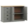 VIGO Grey Sideboard with Drawers - Stylish Storage Solution