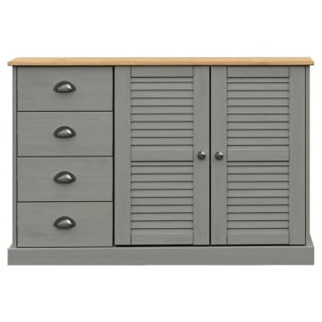 VIGO Grey Sideboard with Drawers - Stylish Storage Solution