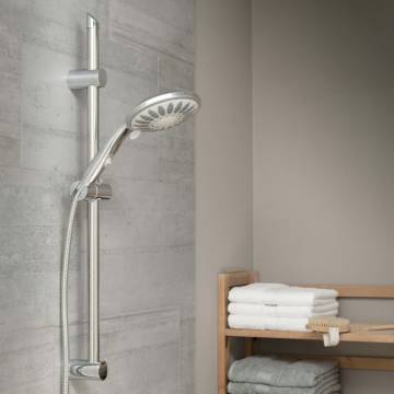 SCHÜTTE FLORENZ Chrome Shower Rail Set - Relaxing Shower Experience