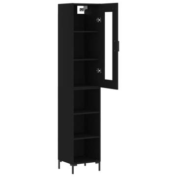 Elegant Highboard Black - Stylish Storage Solution | HipoMarket