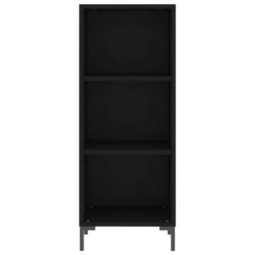 Elegant Highboard Black - Stylish Storage Solution | HipoMarket