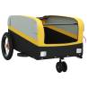 Bike Trailer Black and Yellow - 30 kg Iron Cargo Carrier